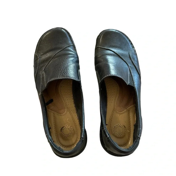 Earth Spirit women's size 10 black slip ons - Picture 1 of 4